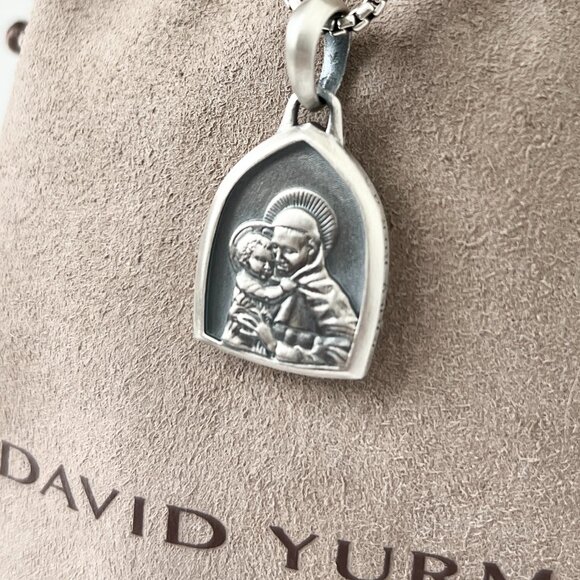 David Yurman Other - David Yurman 925 Sterling Silver St. Anthony Pendant Amulet